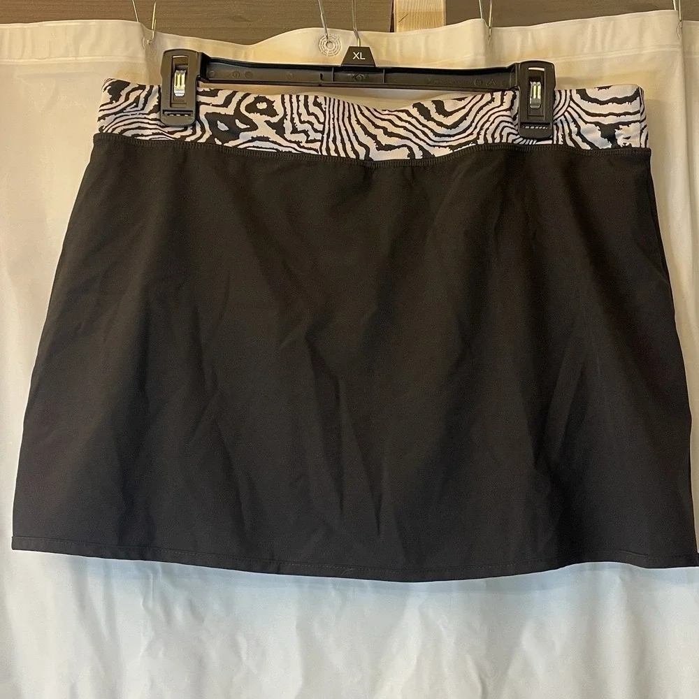 Fila Sport Women Live In Motion Athletic Skort Zebra Waistband Y2K Style Sz L‎